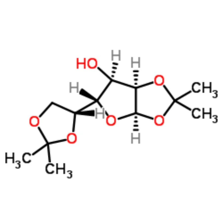 Material de referencia Certificado ISO de grado de pureza del 99% Nº CAS 2595-05-3 1, 2, 5, 6-di-O-Isopropylidene-α -D-Allofuranose