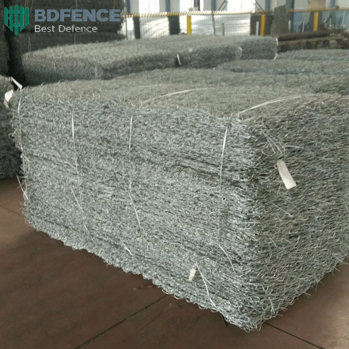 2.0-4.0mm Hexagonal Bd Fence Tray + Plastic Film Welded Shengxiang Woven Gabion