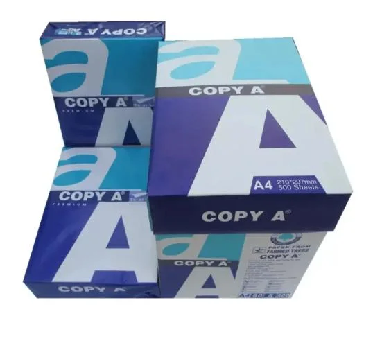 Premium Quality 70GSM/75GSM/80GSM A4 Size Copy Paper Writing Paper