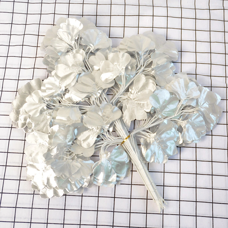 Artificial Leaf Ginkgo Biloba Plastic Tree Branches for DIY Party Home Decoration