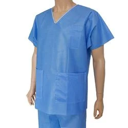 Gommages pour soins infirmiers uniformes Unisex Hôpital vêtements de travail chirurgie médicale jetable Combinaison de gommage