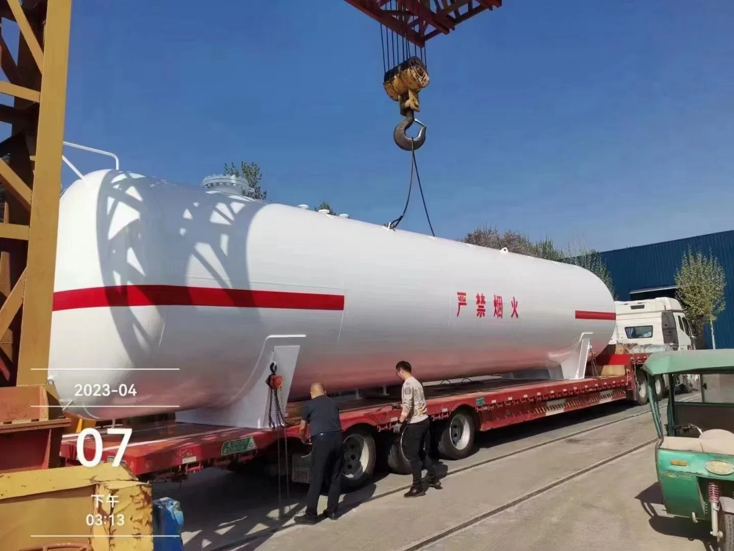 20 Cbm (10 ton) 1.82MPa Horizontal Butane Propane Storage Containers LPG Storage Tanks