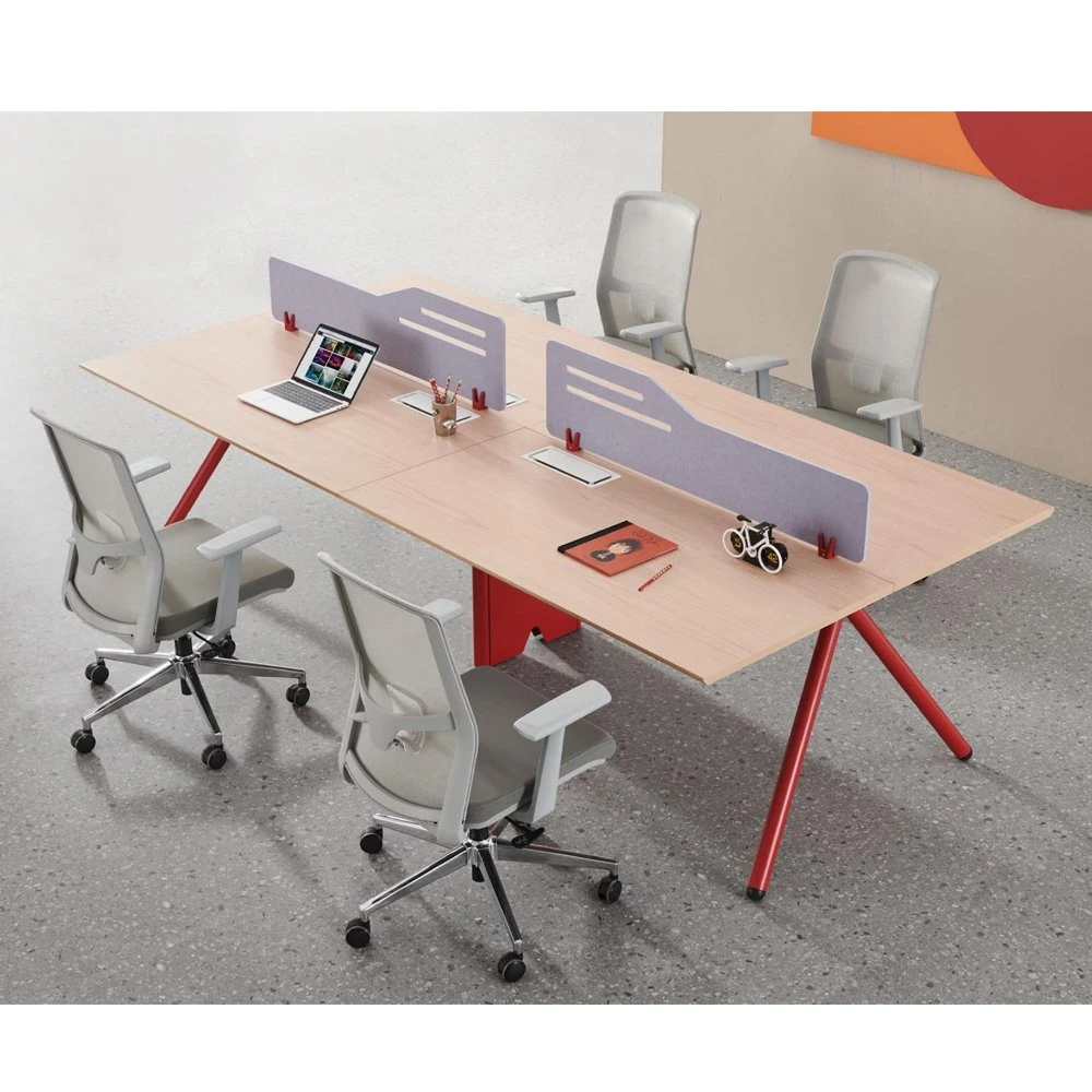 Espacio abierto y modular moderno Despacho 1-4 el asiento de estaciones de trabajo del armario de oficina