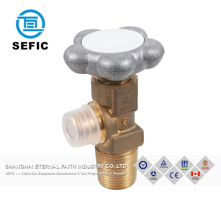 Cga/Qf Type Haute Pression Valve de Cylindre d'Oxygène/Azote/CO2/Acétylène