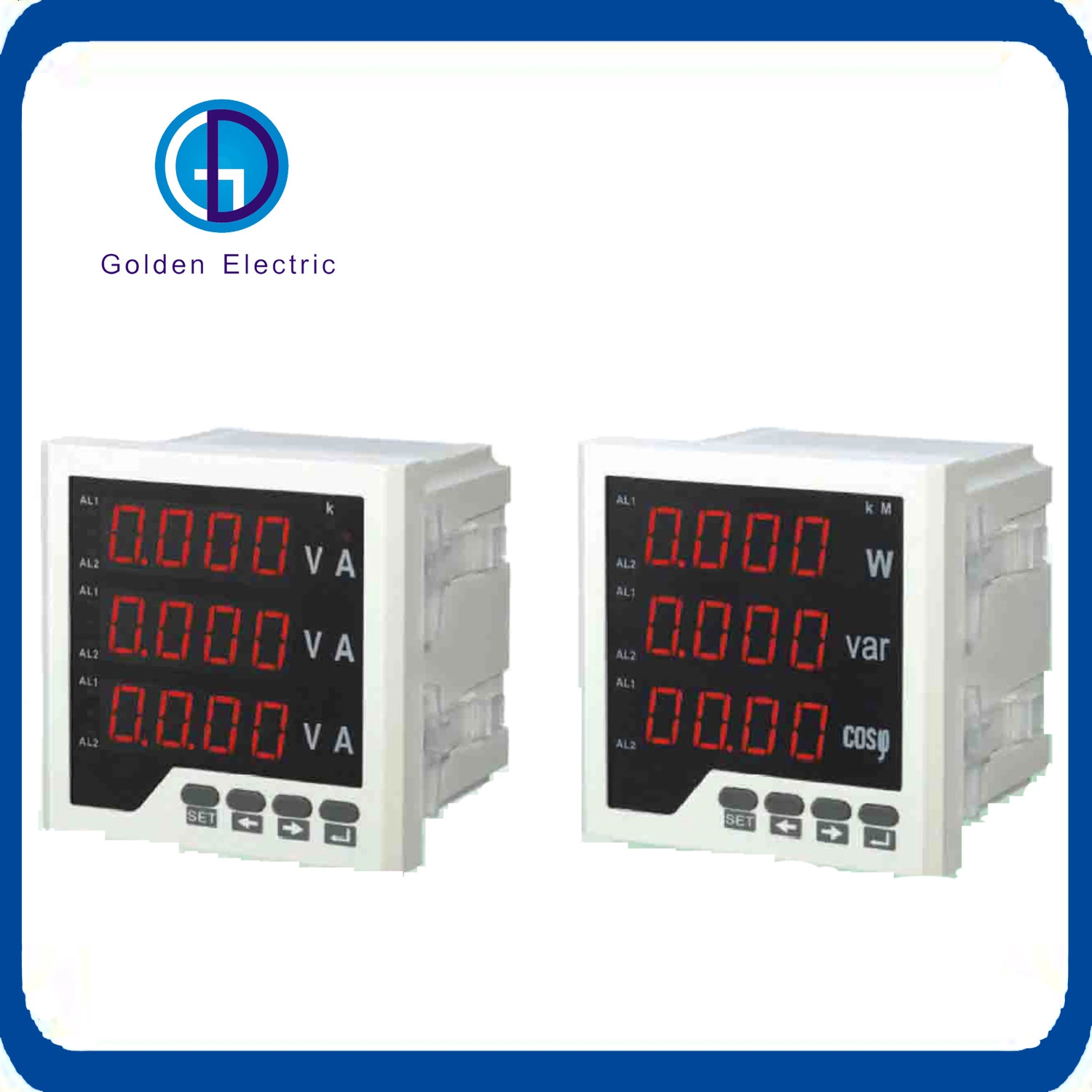 Three Phase Digital Display Ampere Meters with RS-485 Communications and Modbus-RTU Protocol