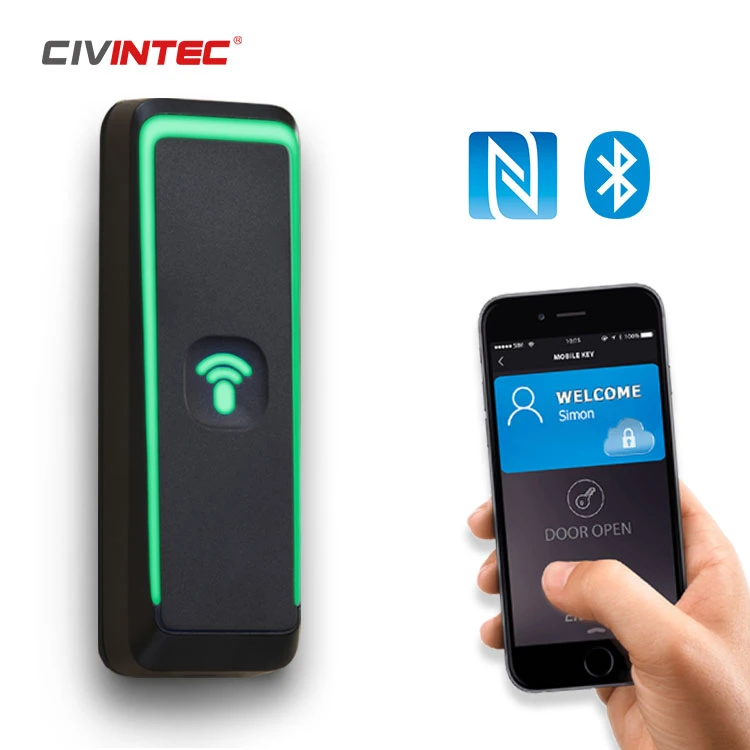 Wasserdichter RFID-Reader NFC Bluetooth Zugangskontrollkartenleser Für Security Access System