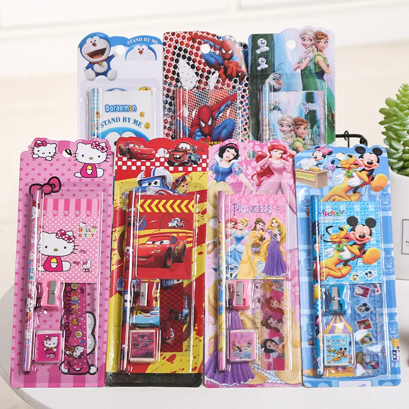 Manufacturer Cheap Stationery 5 in 1 Back to School Stationery Set
