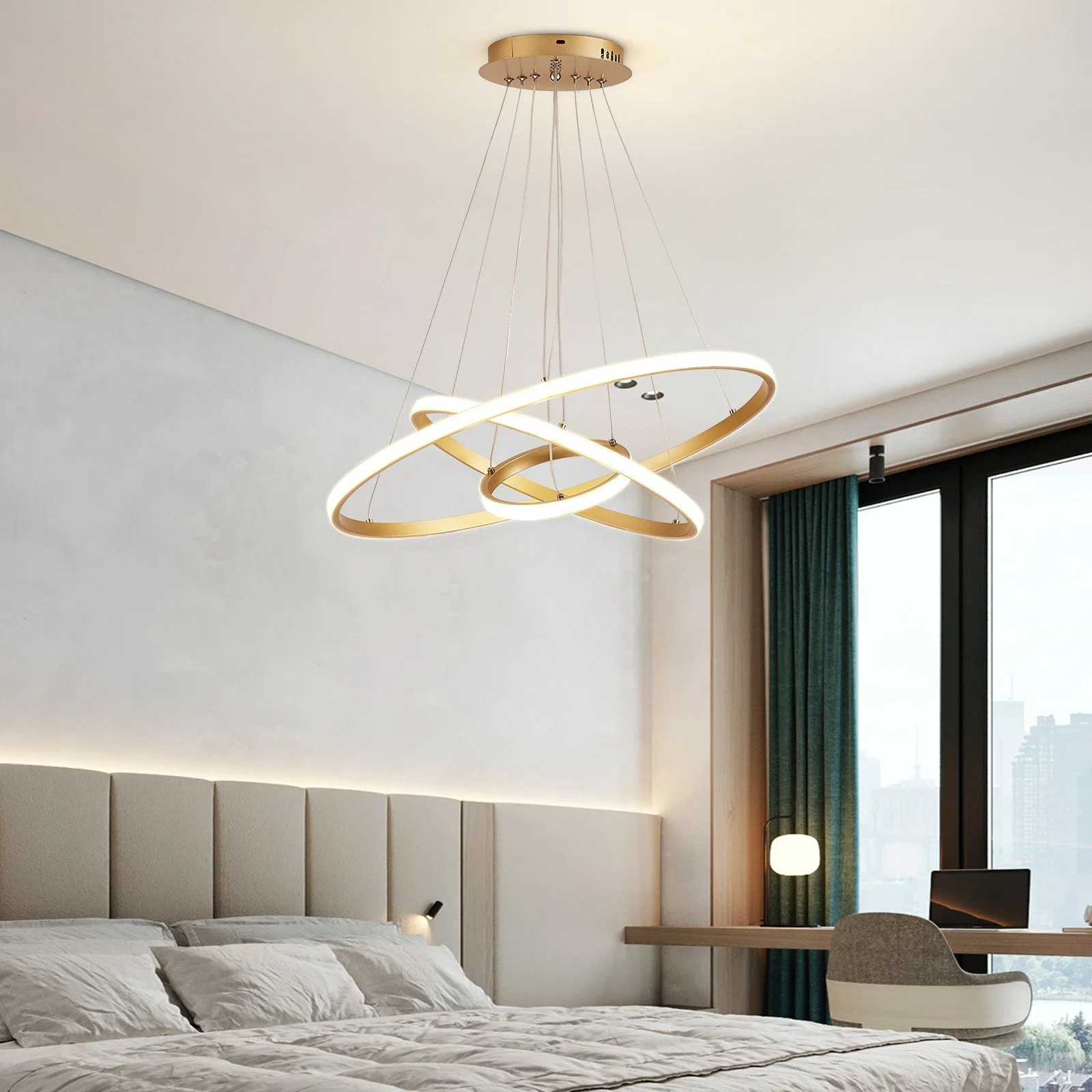 Simple Modern Design Chandelier Interior Lighting Pendant Light for Living Room Apartment