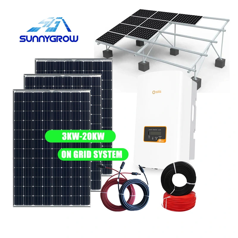 TUV ISO aprobado en la red eléctrica de alimentación del sistema de almacenamiento de energía solar