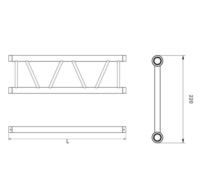 Aluminum Frame Truss Structure / Event Aluminum Spigot / Bolt Stage Truss