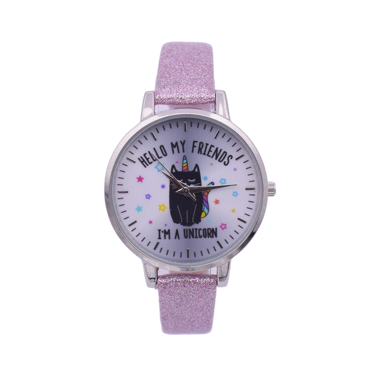 OEM Custom Fashion Casual Leather Strap Ladies Wrist Watch