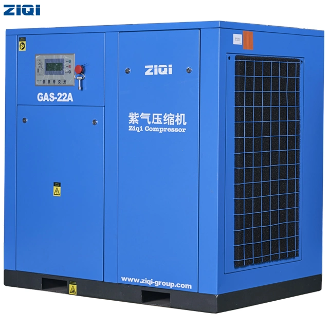 15kw 20HP Rotary AC Power Electric Air Cooled Frequency Inverter Single Stage Belt Driven with Ingersoll Rand Air End Industrial Screw Air Compressors for Sale