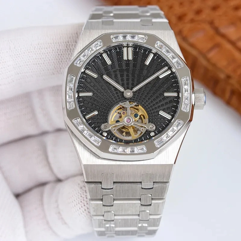 Herren Uhr Automatik Mechanisches Uhrwerk Saphir Edelstahl Armband Wasserdicht Fashion Watch Montre De Luxe 41mm Geschenkuhren Replik Online Uhren