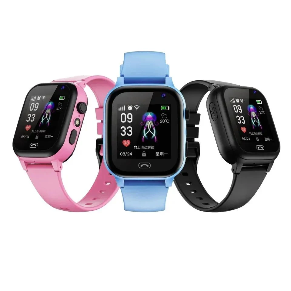 Kids Smart Watch SIM Card Children Sos Call Phone Camera Voice Chat Photo Lbs Positioning Boys Girls Gift