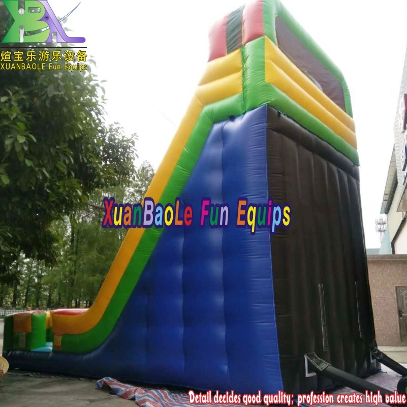 Colorful PVC Outdoor Inflatable Dry Slide Game for Kids