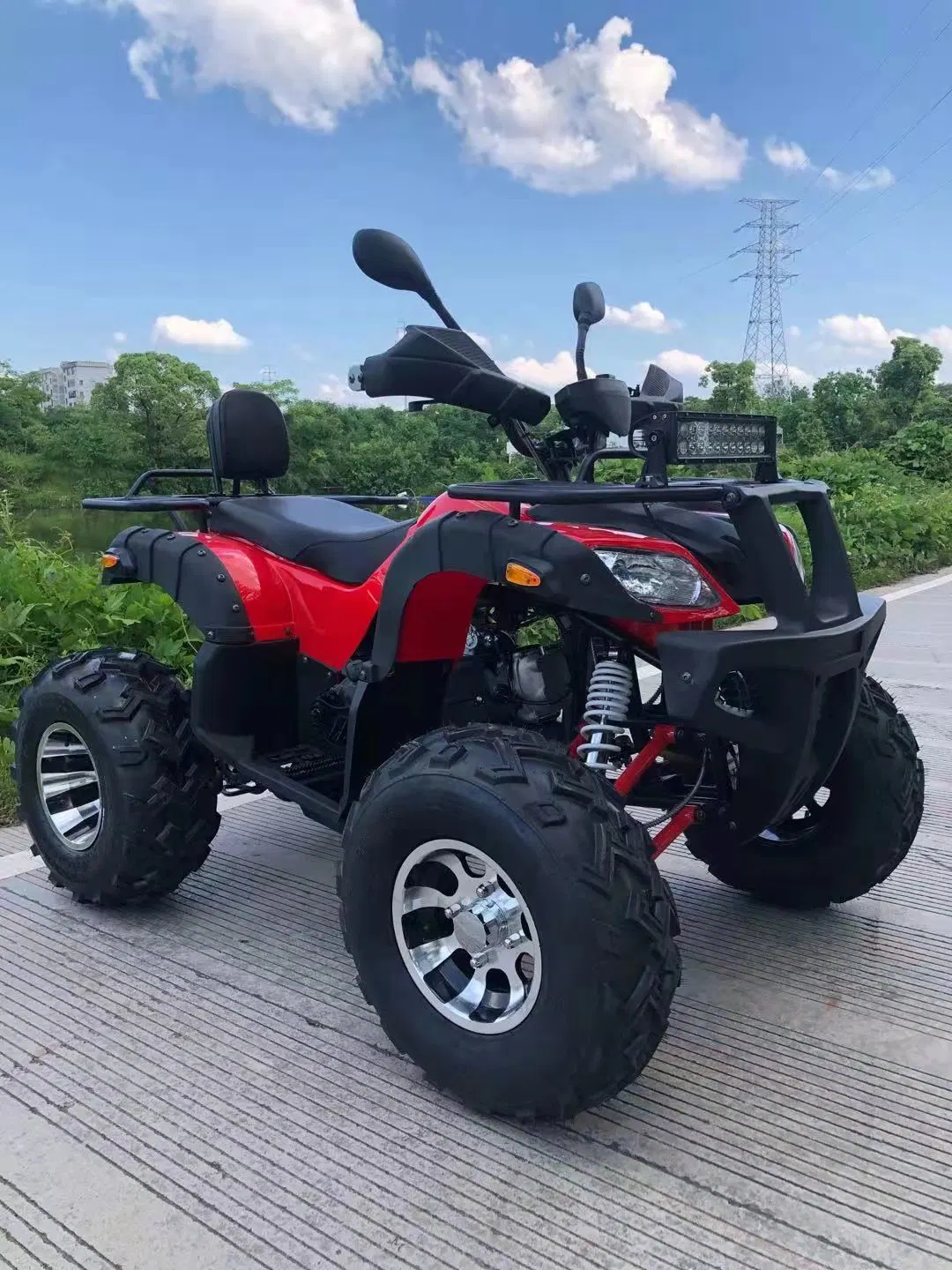 200cc 4 Wheel Petrol Quad ATV with Balance Bar