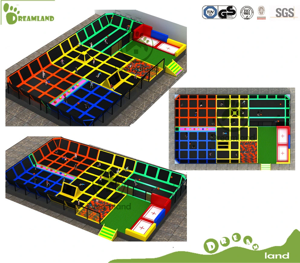 Small Area House Trampoline Park for Children