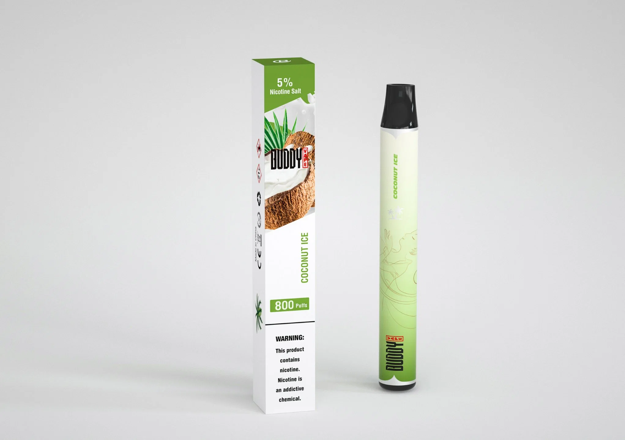 1000puffs Großhandel elektronische Zigarette Mini Einweg Vape Pen für Nikotin Salz OEM