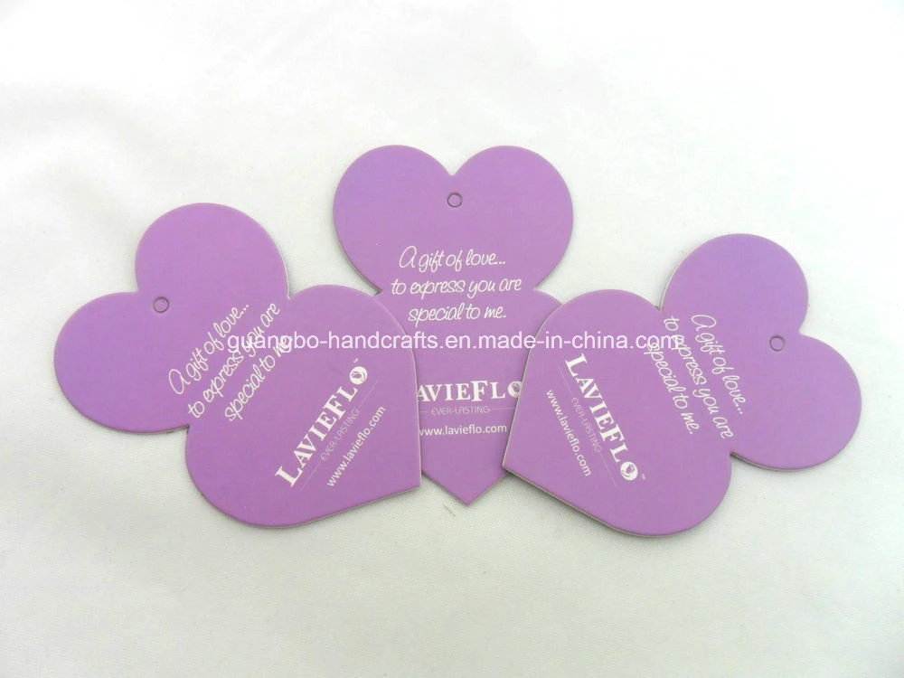 New Products Wholesale/Supplier Factory Custom Printed with Your Logo Garment Jewelry Kraft Paper Hang Tag