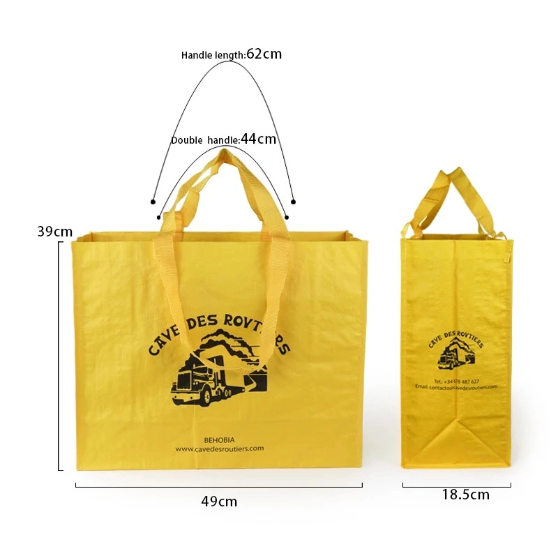 Ustomizable Wholesale/Supplier Reusable Plastic Garbage Bag Eco-Friendly Shopping PP Woven Bag