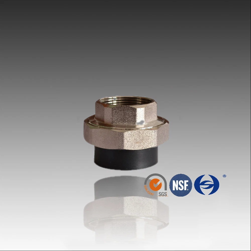 DIN Standard HDPE PE Brass Threaded Male Union Adaptor Coupling