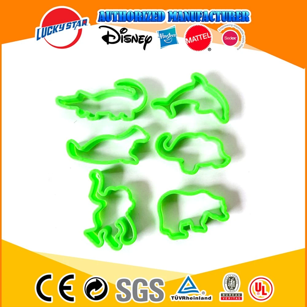 Animal Shaped Plastic Toy Clay Cutter Mould Promotion Gift