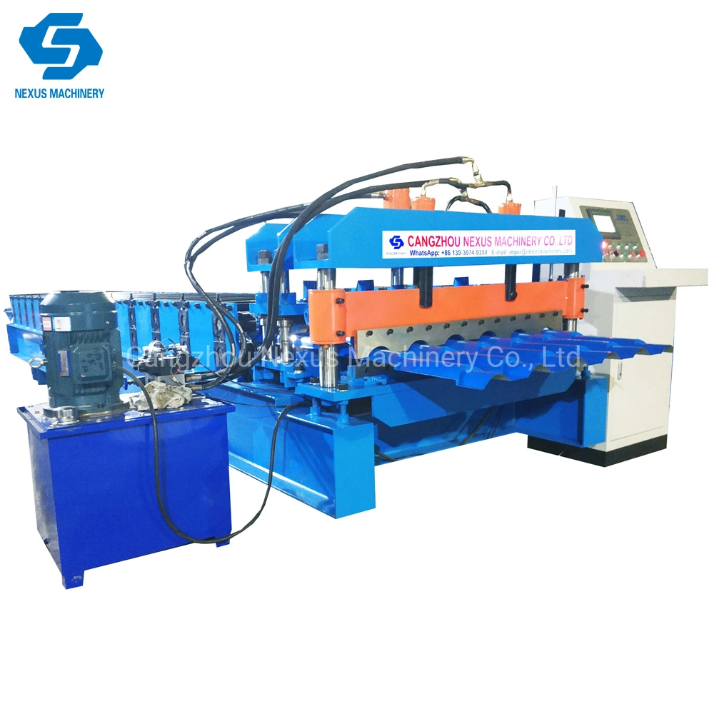 Metal Color Roof Step Tile Sheets Roll Forming Machine with Cheap Price