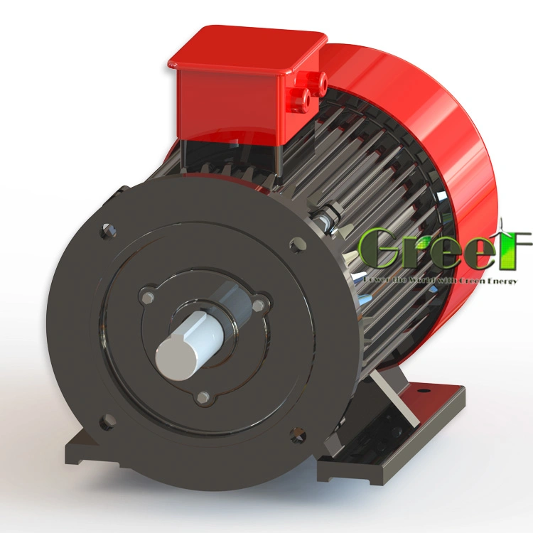 Íman Permanente de baixa rotação/velocidade síncrona de corrente alternada (AC) monofásica/sem fluxo axial/sem fluxo de fluxo triplo Alternador/gerador preço para turbina eólica