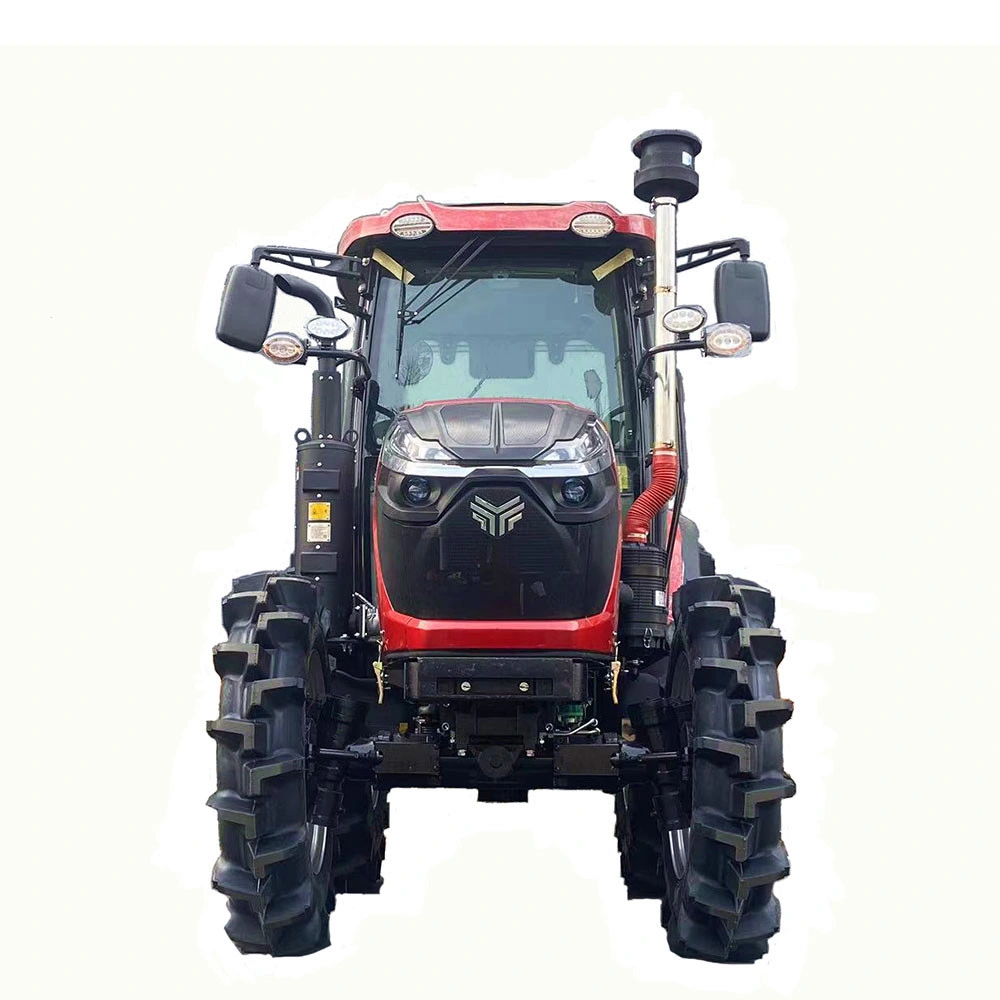 New Popular Multi-Functional 90HP Tires Best Farm Agriculture Tractors for Farm Use