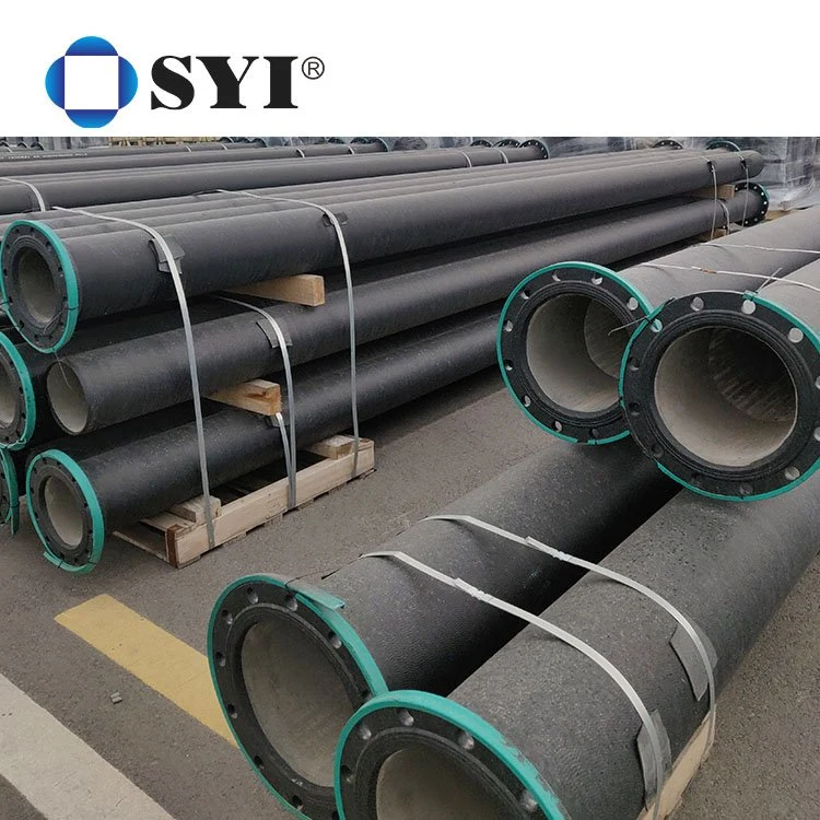 DN80 to DN2000 ISO 2531 En 545 Ductile Iron Cast Double Flanged Pipe for Water Supply