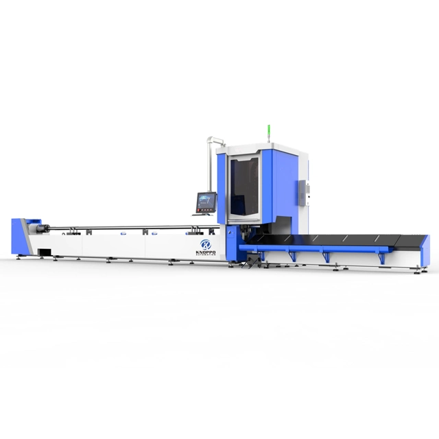 Max 1000W-4000W Laser Source Fiber Laser Tube Cutter máquina para Corte de acero inoxidable al carbono en ángulo H