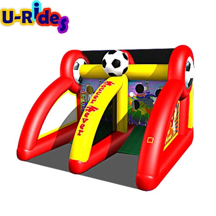 Double Lane Soccer Goal Inflatable Football Game Goal Post Field For Sales