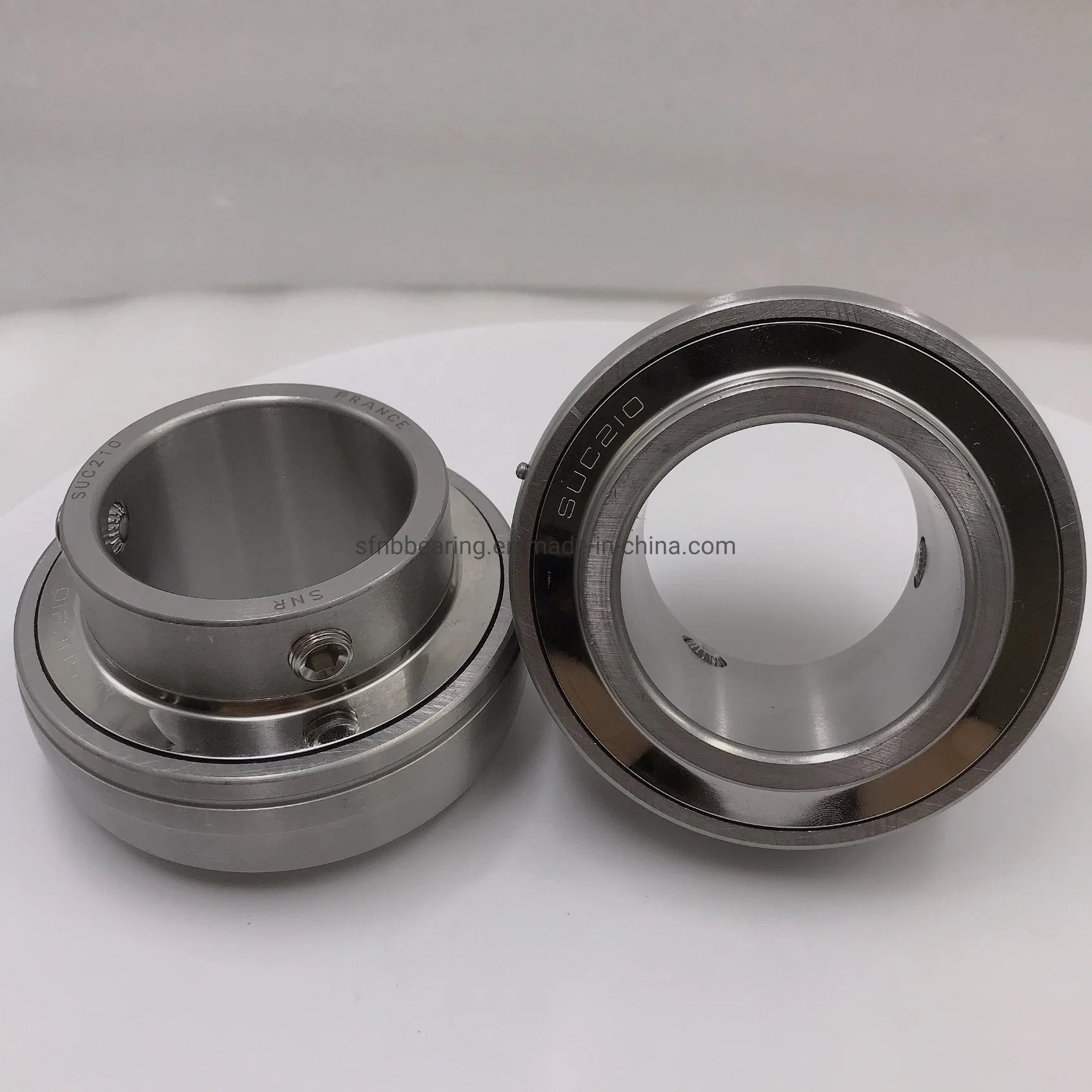 Snr Bearing Steel Stainless Steel Pillow Block Ball Bearings Suc210