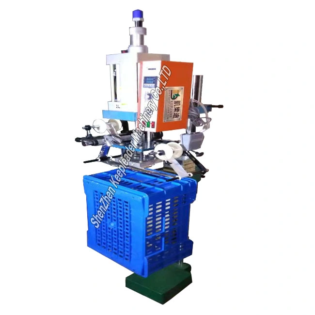 Pneumatic Gold Blocking Hot Foil Stamping Machine for Leather_Paper_Wood Foil Blocking Machine of Packing Box Printing_Stamping