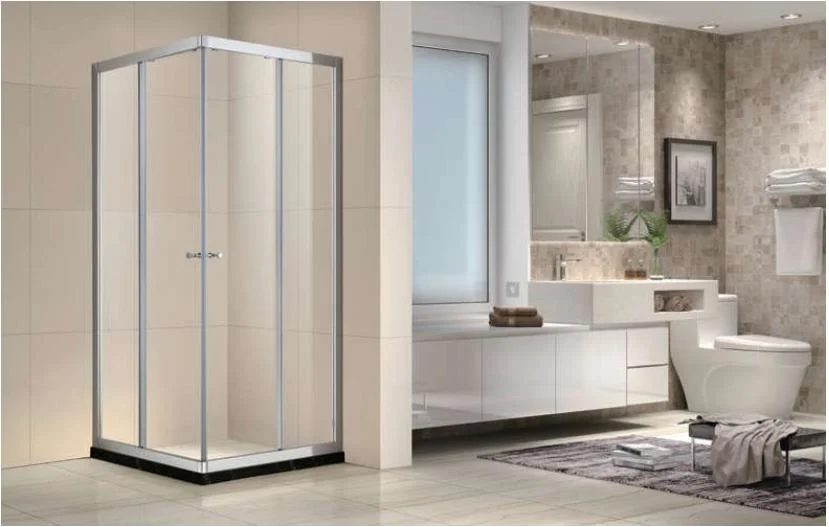 Simple Bathroom Shower Enclosure Tempered Glass Shower Cabin Door Shower Rooms