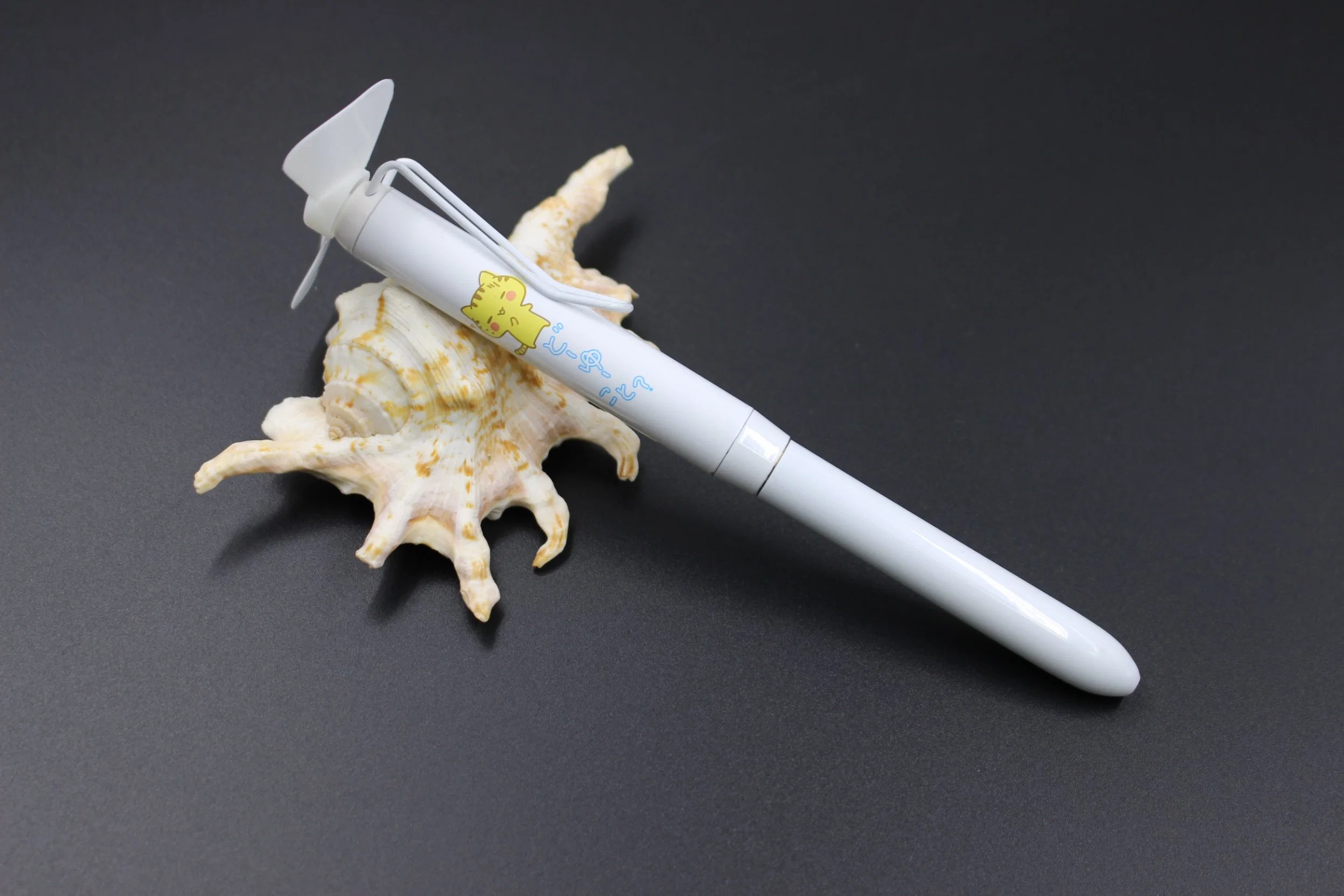 Newest Mini Fan with Metal Ballpoint Pen Multi-Function Electronic Pen Fashion Fan Pen Ball Pens