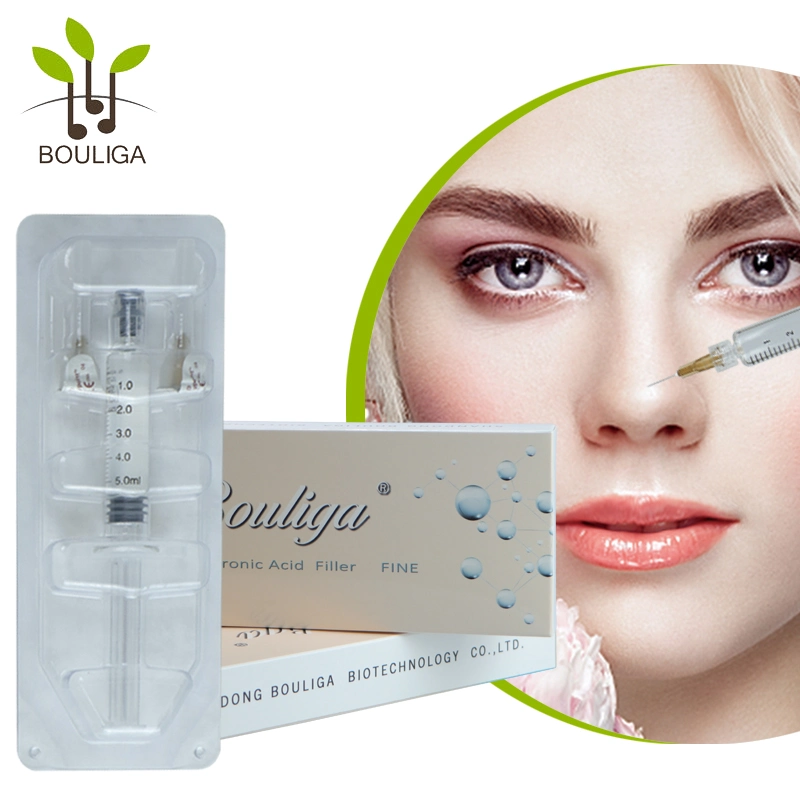 Bouliga Injectable Dermal Facial Filling 5ml Cheek Augmenation Hyaluronic Acid Dermal Filler