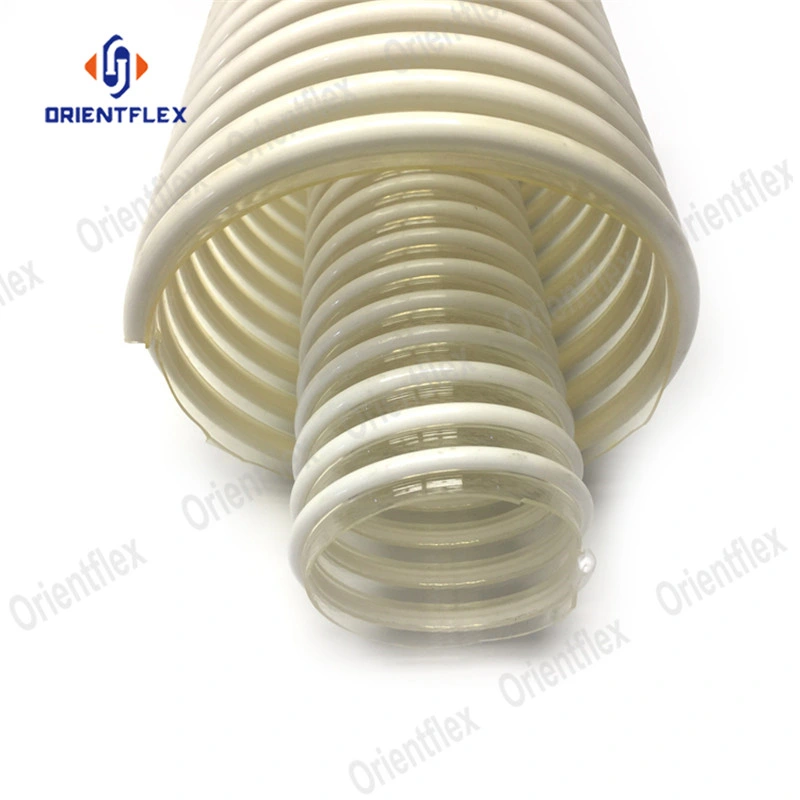 Polyurethane 100mm Leaf Vacuum Replacement PU Duct Cleaning Hose