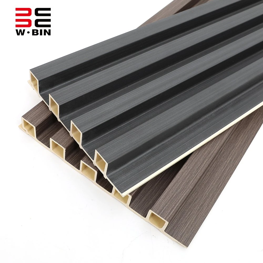 WPC Wood Composite Plastic Fluted Panel Decor High Density Building Material