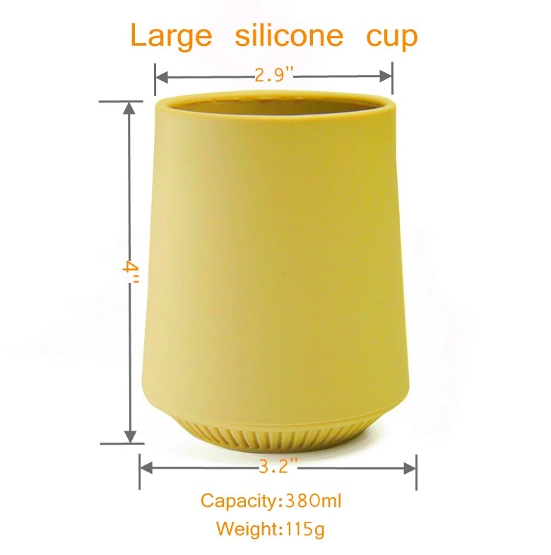 Unbreakable Silicone Drinking Cup Silicone Mug for Baby