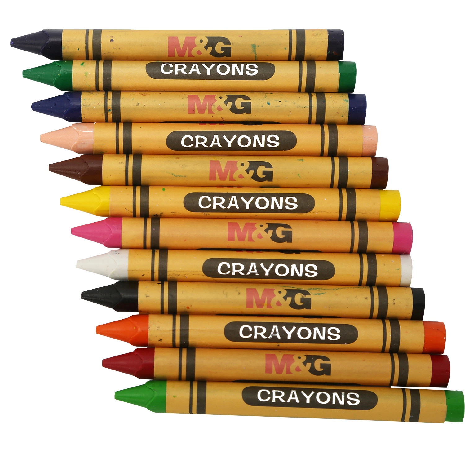 M&G Small Triangle Non-Toxic Crayons with CE Certificate Ideal for Kids