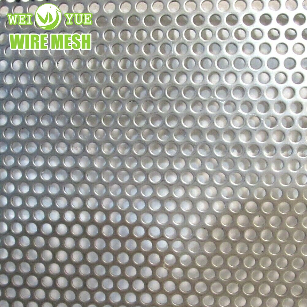 3mm Thickness Stainless Steel 316 Perforated Metal Mesh Plate for Grinding Screen