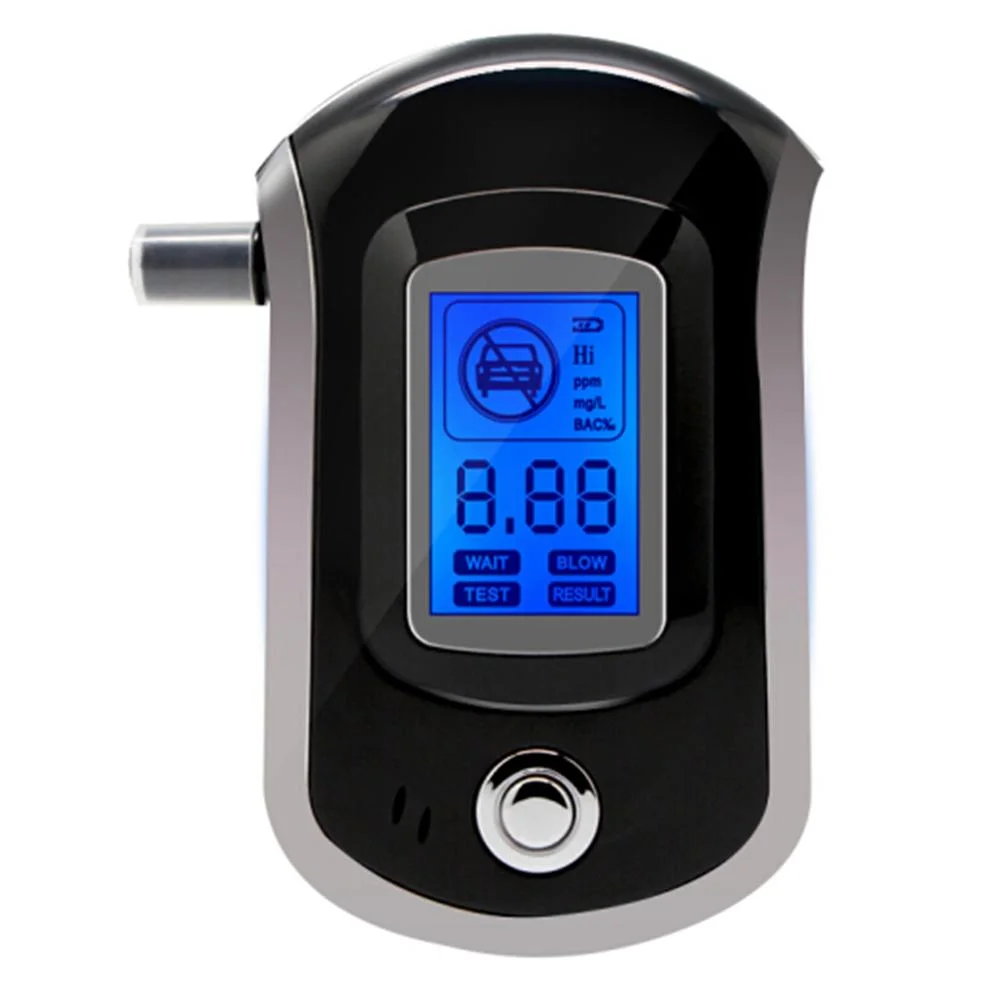 At6000 Portable LCD Digital Breath Alcohol Tester