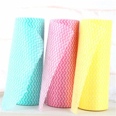 Nh Hot Selling for Home Use High Performance Spunlace Nonwoven Household Cleaning Cloths Dry Wipes