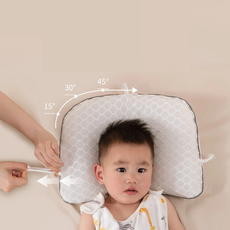 Baby Set Pillow 0- 6 Months Newborn Correction Anti -Migraine Summer Breathable Hose Pillow