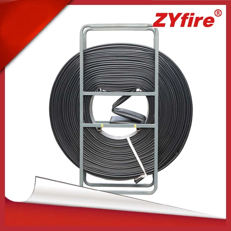 Zyfire 4inch-270psi résistance élevée à l'abrasion et résistance chimique pose TPU Tuyau d'alimentation en eau Frac plat