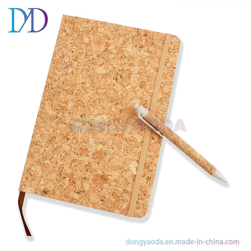 Cork A5 Notepad Two-Piece Latch Notebook Set Plus Logo