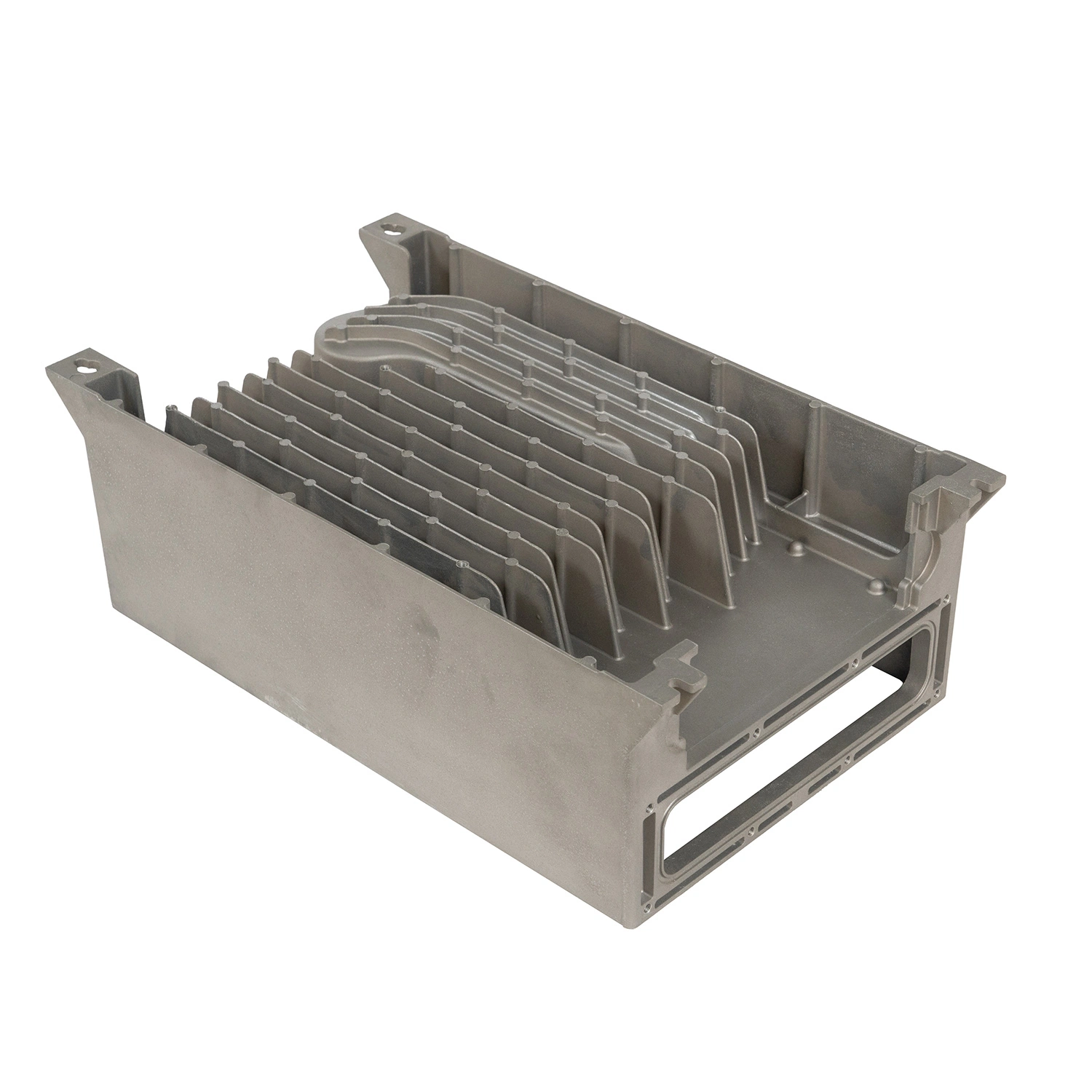 Factory Direct Supply of Aluminum Alloy ADC12 Die-Casting Parts (communication products) Radiator Fins Customized Processing Alloy Parts
