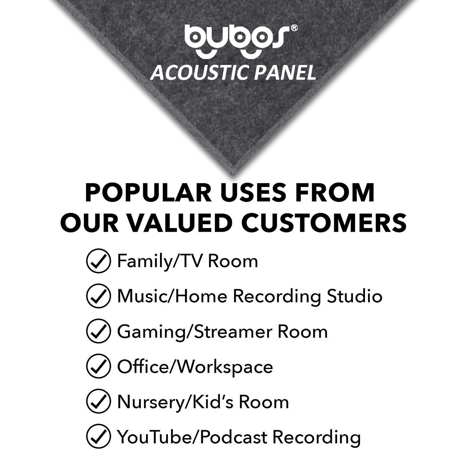 Bubos الصديق للبيئة الحيوانات الأليفة تعليق Acoustic عازل للصوت السقف ألواح Acoustic