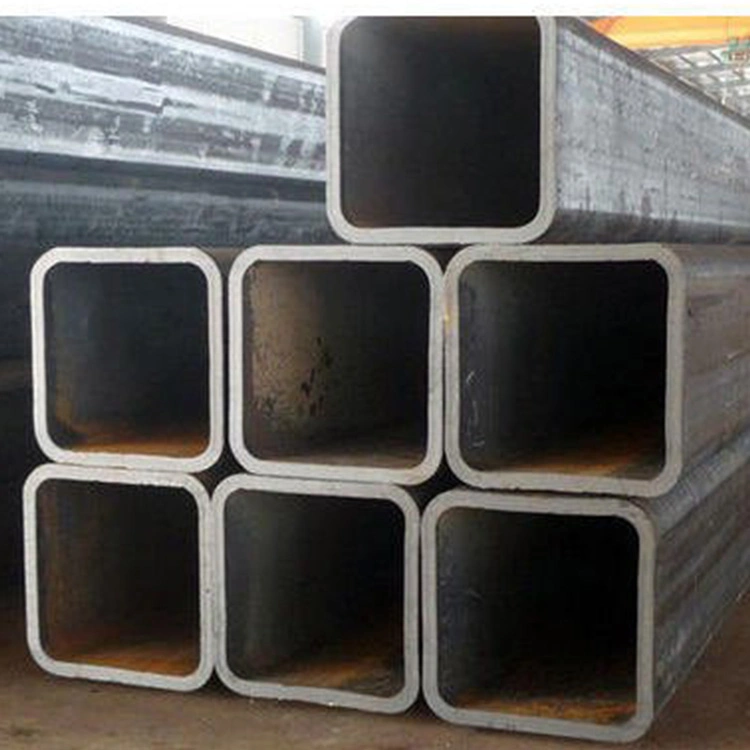 Hot Sale Customized ASTM A53 A36 A106 Sch40 Q195/Q235 Shs Rhs JIS DIN En Sharp Edges Hollow Section Steel Tube Carbon Black Square and Rectangular Steel Tubes